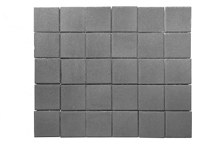 Тротуарная плитка Лувр 400х400х60 серый – 2