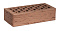 Кирпич облицовочный коричневый одинарный рустик М150 ЛСР – 5