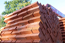 Кирпич строительный полнотелый одинарный М-150 рифленый КАЗ – 7