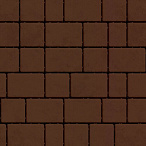 Тротуарная плитка Steinrus Инсбрук Альт Брик коричневый, гладкая, 60 мм – 2