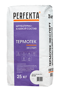 Штукатурно-клеевой состав Термотек Эксперт Белый, 25 кг – 1