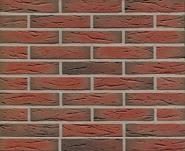 Плитка фасадная клинкерная Feldhaus Klinker R436NF9 Ardor mana рельефная, 240x71x9 – 1