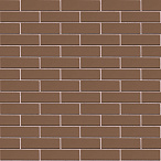 Кирпич облицовочный Темно-коричневый брусок гладкий ЖКЗ – 3