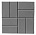 Тротуарная плитка 8 кирпичей 300х300х30 серый – 1