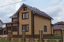 Кирпич облицовочный корица одинарный гладкий М-200 Липецк – 2