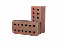 Кирпич гиперпрессованный одинарный Терракотовый Обсидиан гладкий СПК – 5