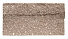 Кирпич гиперпрессованный одинарный М-250 коричневый рустированный ложок  – 4