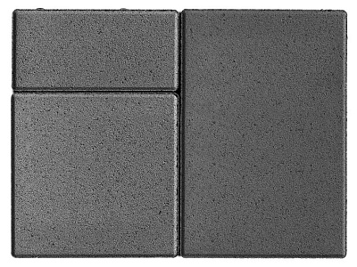 Тротуарная плитка Старый город Ландхаус серый 80/160/240х160х60 – 5