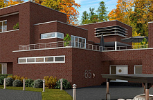 Плитка фасадная клинкерная Feldhaus Klinker R664NF14 Sintra cerasi aubergine рельефная, 240x71x14  – 2 Плитка фасадная клинкерная Feldhaus Klinker R664NF14 Sintra cerasi aubergine рельефная, 240x71x14  – 2