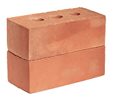 Кирпич строительный полнотелый с тех.пустотами полуторный М-175 гладкий Тульский №1 – 3