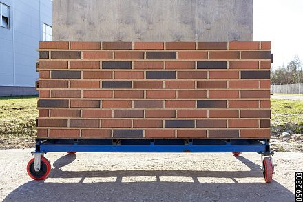 Кирпич облицовочный Нева евро Вертикальный Руст М200 VOLGABRICK – 2