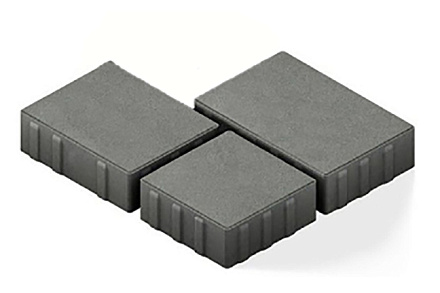 Тротуарная плитка Новый город 240х160, 200х160, 160х160 мм серый – 1