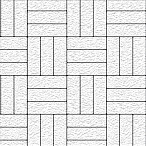 Тротуарная плитка Steinrus Паркет белый, Old-Age, 60 мм – 2