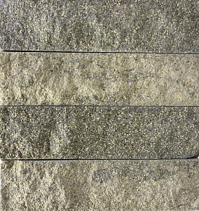 Кирпич гиперпрессованный одинарный Черный Авантюрин рустированный угол СПК – 1