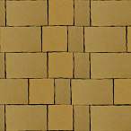 Тротуарная плитка Steinrus Старый город Штайн желтый, гладкая, 60 мм – 2