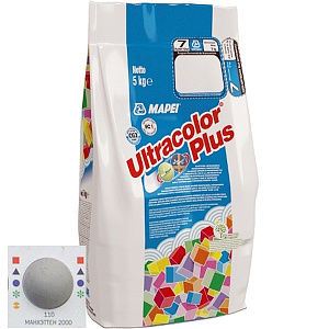 Затирка цементная Mapei Ultracolor Plus №110 Манхэттен 5 кг – 1