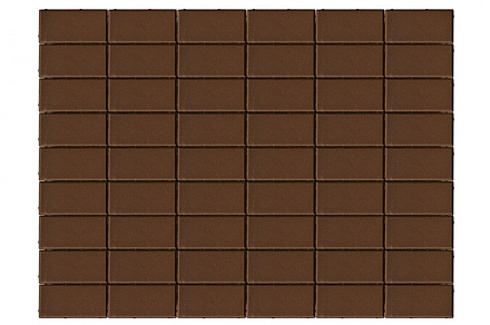 Тротуарная плитка 342 МЗ Брусчатка 200х100х80 Темно-коричневый – 2
