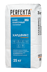 Клей для керамогранита клинкерной плитки натурального камня и гранита ХАРДфикс Perfekta 25 кг  – 1