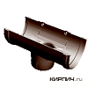 Выход из желоба STANDART, ПВХ, цвет шоколад – 1