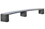 Лавка Steinrus New City Arc Plus, черный лайт, GLANCE – 1