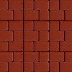 Тротуарная плитка Steinrus Инсбрук Альт Дуо красный, гладкая, 60 мм – 2