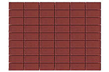 Тротуарная плитка 342 МЗ Брусчатка 200х100х40 красная – 2
