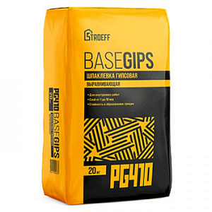 Шпаклевка гипсовая Basegips Строефф PG410 20кг – 1