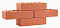 Кирпич облицовочный красный одинарный гладкий М-150 Керма – 10