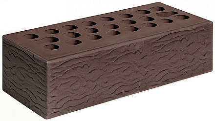 Кирпич облицовочный шоколад евро рустик М-150 Керма – 1