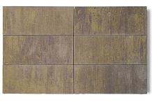 Тротуарная плитка Сити 600*300*80 Color mix "Степь" – 3