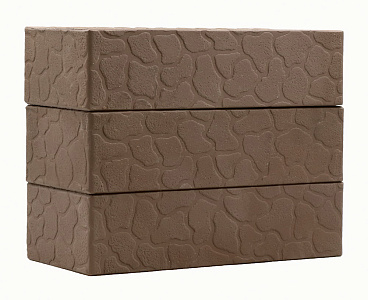 Кирпич облицовочный коричневый одинарный черепаха М-150 Саранск – 5