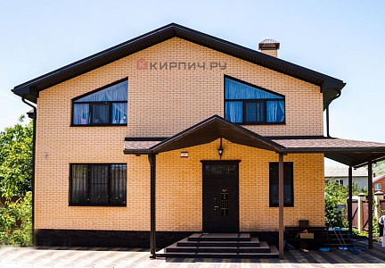 Кирпич облицовочный слоновая кость евро гладкий М-175 Голицыно – 7