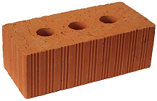 Кирпич строительный полнотелый с тех.пустотами полуторный М-150 рифленый Ломинцево – 2