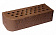 Кирпич облицовочный керамический Terca (Wienerberger) TERRA радиусный риф щелевой 250х85х65  – 1