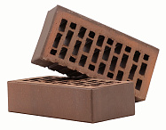 Кирпич облицовочный красный Флэш Ультра одинарный гладкий  – 5