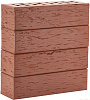Кирпич клинкерный Темно красный Эдинбург береста 250х85х65 М-300 – 1