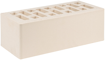 Кирпич облицовочный белый полуторный гладкий М-175 СтОскол – 1