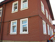 Кирпич облицовочный бордо одинарный бархат М-150 Керма – 5