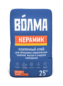 Клей для плитки "КЕРАМИК" ВОЛМА 25 кг – 1