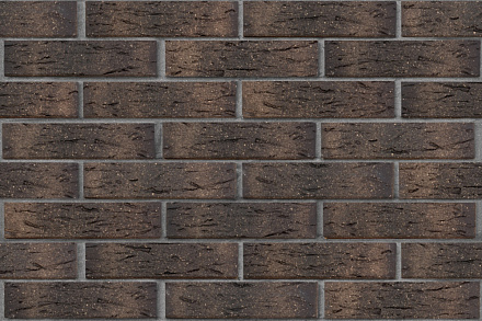 Кирпич облицовочный Графитовый с посыпкой одинарный рустик – 3