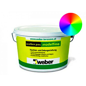Штукатурка силикат-силиконовая Weber Pas Modelfino 0.5 мм Z 25 кг – 1