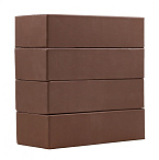 Кирпич облицовочный шоколад одинарный гладкий М-150 Магма – 7