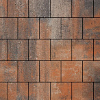 Тротуарная плитка Steinrus Валенсия ColorMix Рей, гладкая, 80 мм – 2