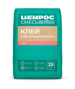 Клей для керамической плитки С2Е ЦЕМРОС 25 кг – 1