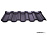 Металлочерепица Ruukki Adamante RR 779 aubergine Pural Matt 0,5 мм – 1