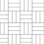 Тротуарная плитка Steinrus Паркет белый, гладкая, 60 мм – 2
