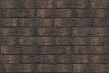 Кирпич облицовочный Графитовый с посыпкой одинарный рустик – 5