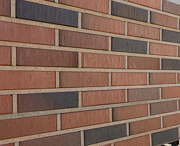 Кирпич облицовочный Нева евро Вертикальный Руст М200 VOLGABRICK – 1