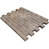 Тротуарная плитка Steinrus Прямоугольник ColorMix Берилл, native, 60 мм – 1