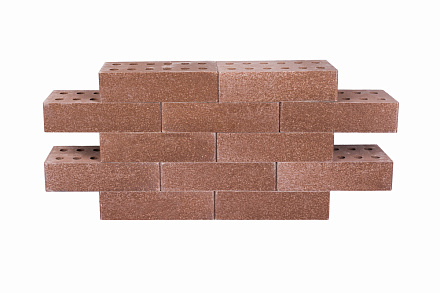 Кирпич гиперпрессованный одинарный Коричневый Топаз гладкий СПК – 6